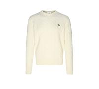 Vêtements Lacoste Pull Col Rond Torsadé AH2924 pour Homme XXL Blanc