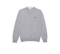 Lacoste - Pull en coton à col rond - Homme - Pulls - Gris - Taille: M