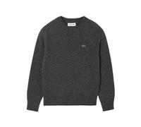 Lacoste - Pull en laine cardée tricoté en 3D - Femme - Pulls - Gris - Taille: 40 FR