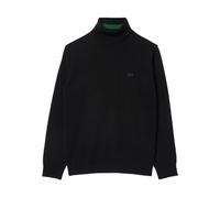 Lacoste - Pull en laine mérinos à col roulé - Homme - Pulls - Noir - Taille: S
