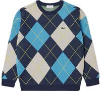Lacoste - Pull Haut garçon Jacquard GT5909 (176) (Marine)