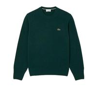 Lacoste - Pull Ras du Cou en Laine Cardée - Homme - Pulls - Vert - Taille: M