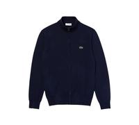 Lacoste - Pull zippé à col montant - Homme - Pulls - Bleu - Taille: XL