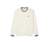 Lacoste - Pullover Girocollo - Homme - Pulls - Beige - Taille: L