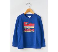 lacoste pulls et sweat-shirts garçon de couleur bleu 6 A