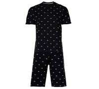 LACOSTE Pyjama court noir / blanc, Taille XXL