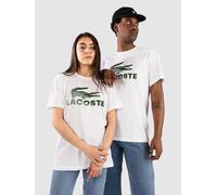 Lacoste Regular Fit Printed Cotton T-Shirt blanc S