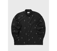 Lacoste Relaxed Fit Embroidered Cotton Shirt men Longsleeves black taille: M