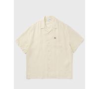 Lacoste Relaxed Fit Linen Shirt men Shortsleeves beige taille: XS