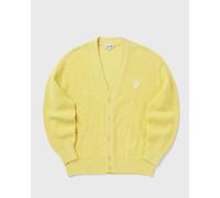 Lacoste Relaxed Fit Ribbed Cotton Cardigan men Zippers & Cardigans yellow taille: M