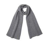 Lacoste - Rib Knit Scarf - unisex - Accessoires - Gris - Taille: ONE Size