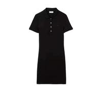 Lacoste - Robe Polo en Piqué de Coton Stretch - Femme - Robes - Noir - Taille: 38 FR