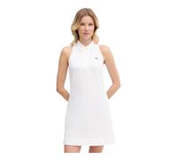 Lacoste - Robe Polo Sans Manches en Piqué - Femme - Robes - Blanc - Taille: 38 FR