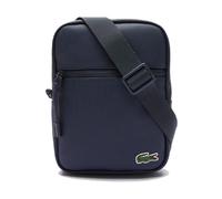 Lacoste - Sac à Bandoulière en Toile pour Enfant avec Fermeture Éclair - Homme - Sacs - Bleu - Taille: ONE Size