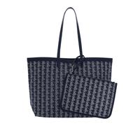 LACOSTE sac à épaule Zel Shopping Bag Mono Marine 166 Farine 2