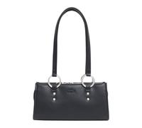 Lacoste Chantaco Porte-documents Messenger Cuir véritable 35 cm noir