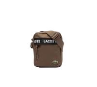 Lacoste Sac bandoulière Crossbody Neocroc, marron kaki, polyester recyclé, design compact avec logo, 16,5 x 21 x 7 cm (vert)