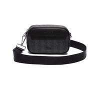 Lacoste - Sac bandoulière en toile monogrammée - Femme - Sacs - Noir - Taille: ONE Size
