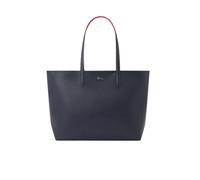 Lacoste - Sac cabas zippé Anna Petunia - Femme - Sacs - Bleu - Taille: ONE Size