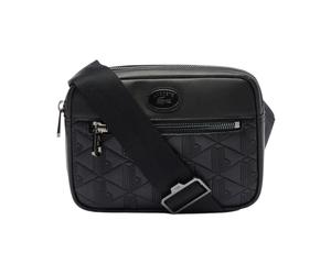 Lacoste - Sac Reporter Monogramme Style Urbain - Homme - Sacs - Noir - Taille: ONE Size