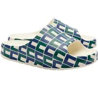Lacoste - Sandales de bain pour femmes "Serve 2.0" GT1358 (37 EU) (Bleu marine/Blanc/vert)