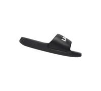 Lacoste Sandales Serve Slide 1.0 pour homme, Noir/blanc, 40.5 EU