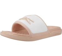 Claquettes Lacoste Serve Slides Dual orange blanc femme - 39.5
