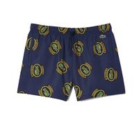 Lacoste - Short de Bain Imprimé Crocodile Bleu Marine - Homme - Maillots de bain - Bleu - Taille: M