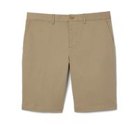 Lacoste - Shorts chino en coton stretch coupe ajustée - Homme - Shorts - Beige - Taille: 2XS