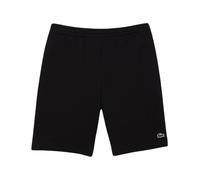 Lacoste - Shorts en Coton Noir Brodé Crocodile - Homme - Shorts - Noir - Taille: XL