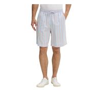 Lacoste - Shorts en popeline de coton rayée - Homme - Shorts - Bleu - Taille: 2XL