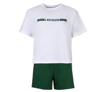 LACOSTE Shorty sapin / blanc, Taille L