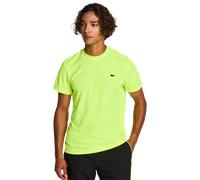 Lacoste Small Croc Logo Stripe Homme - T-Shirts, Jaune - Taille M Yellow M