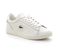 Lacoste - Sneakers Carnaby Set Homme En Cuir - Blanc - 40