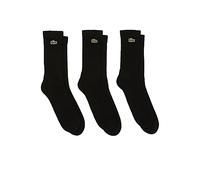 Lacoste Sport Chaussettes Mixte - Lot de 3 , Noir/Noir-Noir, 47-50
