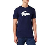 T-shirt Lacoste Sport Crocodile manche courte bleu marine - XL