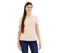 Lacoste Stretch Cotton Piqué Short Sleeve Polo Rose 36 Femme