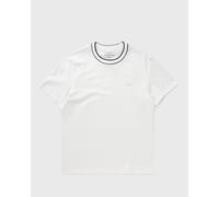 Lacoste Stretch PiquÒ Stripe Collar Tee men Shortsleeves white taille: L