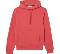 Lacoste - Sweat à capuche avec fermeture éclair de haut en bas pour homme GT4673 (S) (Rouge)