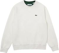 Lacoste - Sweat col rond femme double piqué GT7189 (32 FR) (Blanc)