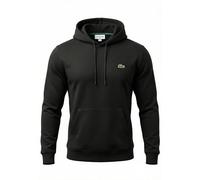 Sweat à capuche Lacoste en molleton de coton noir - XL