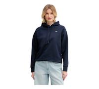 Lacoste - SweaT-shirt à capuche oversize en molleton - Femme - Sweatshirts et sweats à capuche - Bleu - Taille: 42 FR