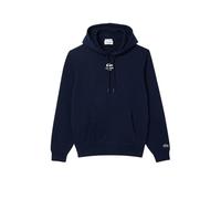 Sweatshirt à capuche Lacoste Big Logo bleu marine blanc - S