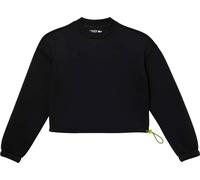 Lacoste - Sweat-shirt avec cordon de serrage pour femme GT1584 (32 FR) (Noir)