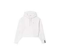 Sweatshirt à capuche Lacoste Small logo blanc femme - 40