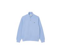 Lacoste Zip-Up High Neck Interlock Sweatshirt Light Blue
