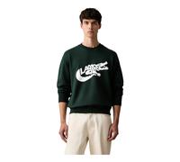 Lacoste - SweaT-shirt en Coton Fabriqué en France - Homme - Sweatshirts et sweats à capuche - Vert - Taille: 3XL