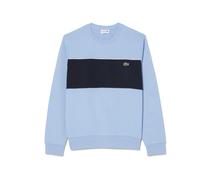 Lacoste - SweaT-shirt en molleton color-block - Homme - Sweatshirts et sweats à capuche - Bleu - Taille: L