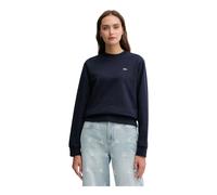 Lacoste - SweaT-shirt en molleton coupe décontractée à col rond - Femme - Sweatshirts et sweats à capuche - Bleu - Taille: 46 FR