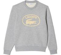 Lacoste - Sweat-shirt femme polaire coton bio en vrac GT7082 (40 FR) (Gris)